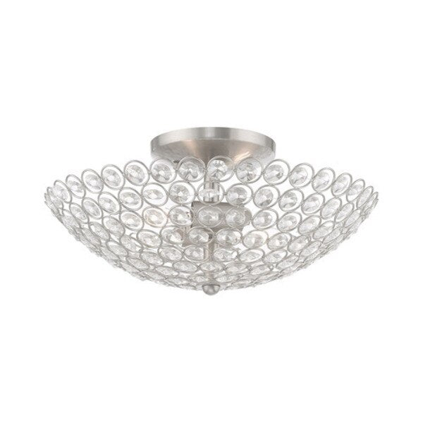 Cassandra 2 Light Brushed Nickel Ceiling