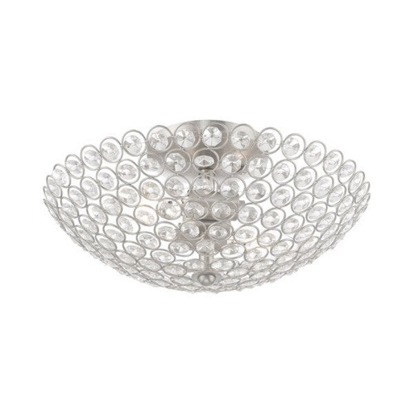 Cassandra 2 Light Brushed Nickel Ceiling