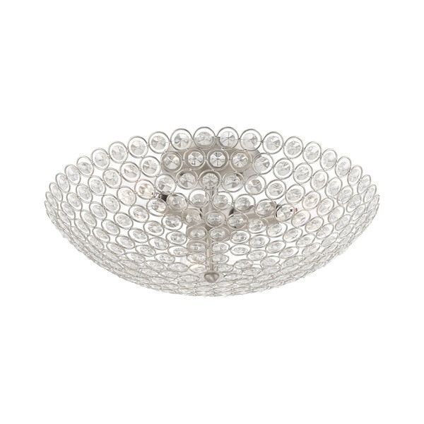 Cassandra 3 Light Brushed Nickel Ceiling Mount