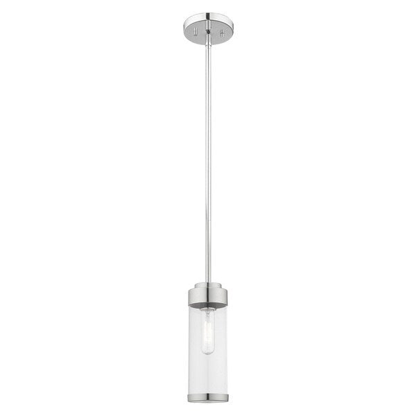 Hillcrest 1 Light Polished Chrome Mini Pendant