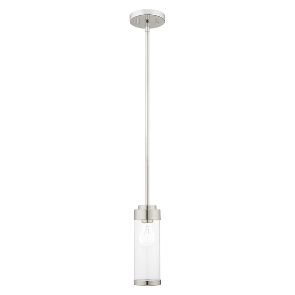 Hillcrest 1 Light Polished Chrome Mini Pendant