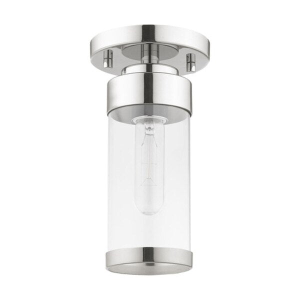 Hillcrest 1 Light Polished Chrome Ceiling Mount
