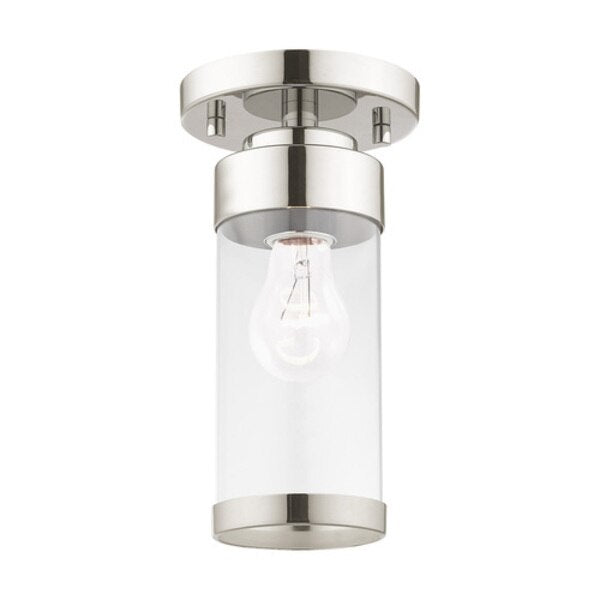 Hillcrest 1 Light Polished Chrome Ceiling Mount
