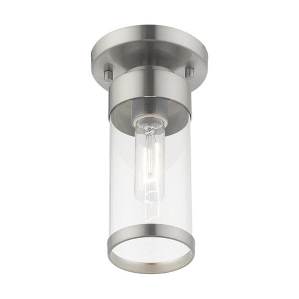 Hillcrest 1 Light Brushed Nickel Ceiling
