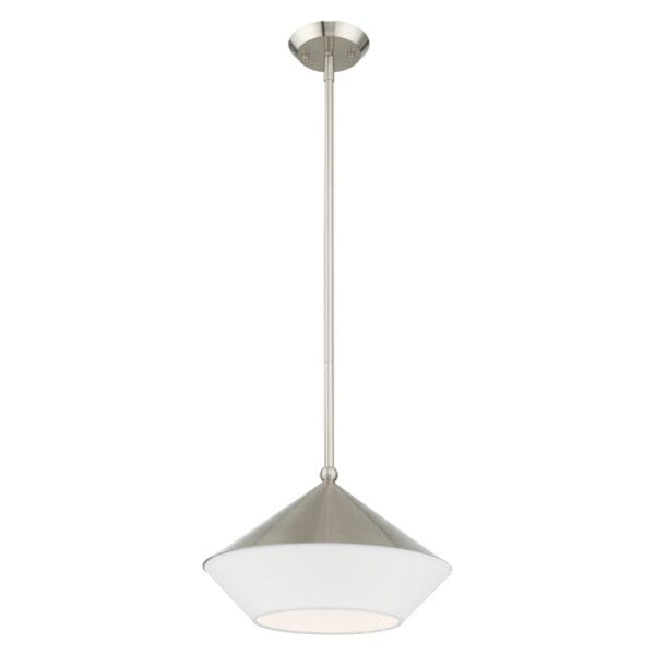 Stockholm 1 Light Brushed Nickel Mini Pe