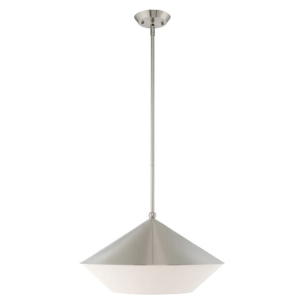 Stockholm 1 Light Brushed Nickel Pendant