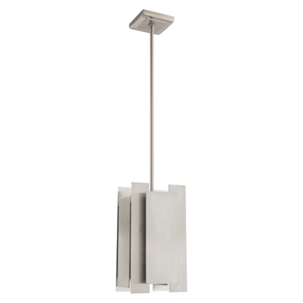 Varick 1 Light Brushed Nickel Mini Penda