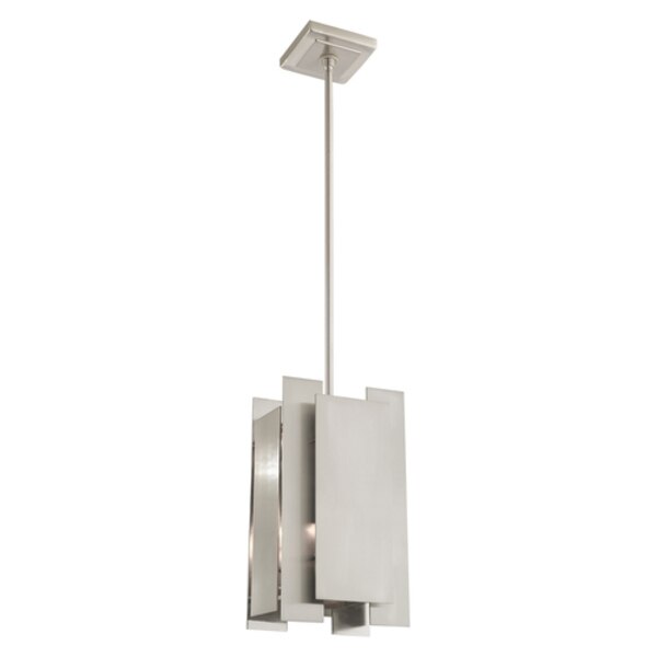 Varick 1 Light Brushed Nickel Mini Penda
