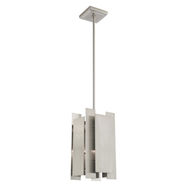 Varick 1 Light Brushed Nickel Mini Penda