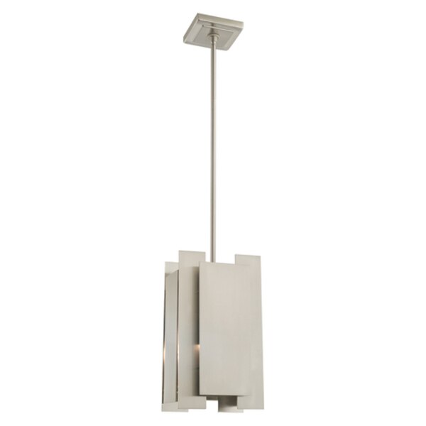 Varick 1 Light Brushed Nickel Mini Penda