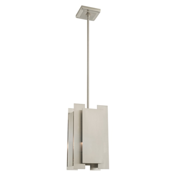 Varick 1 Light Brushed Nickel Mini Penda
