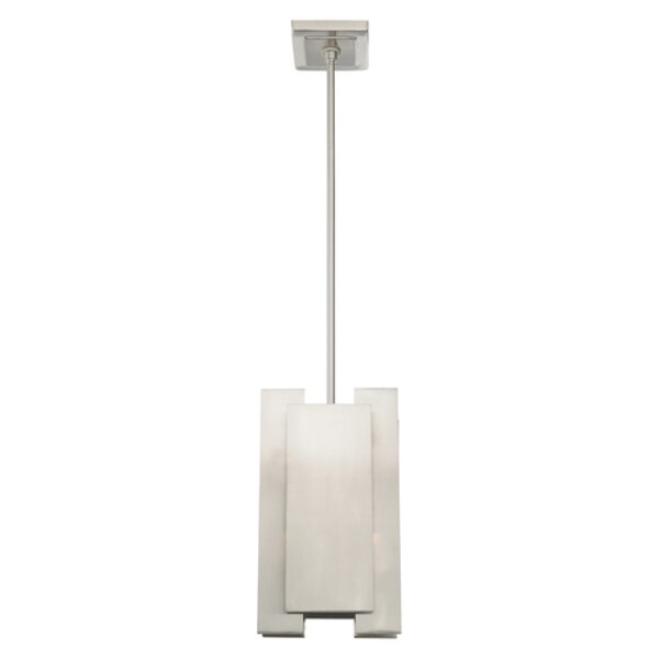 Varick 1 Light Brushed Nickel Mini Penda