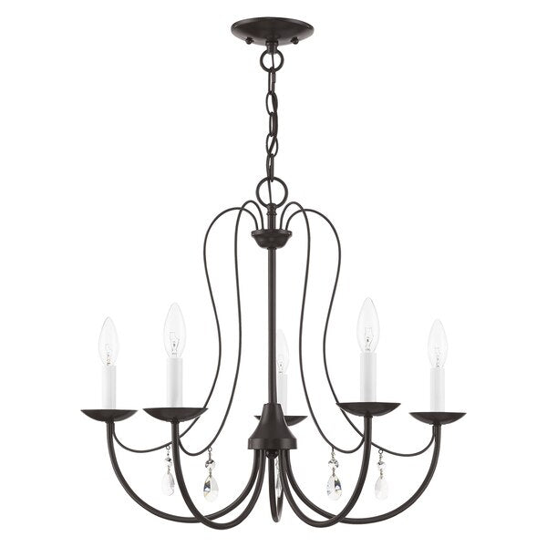 Mirabella 5 Light English Bronze Chandelier
