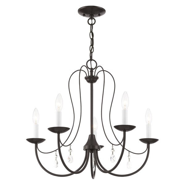 Mirabella 5 Light English Bronze Chandelier