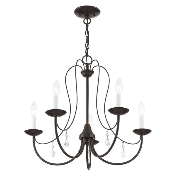Mirabella 5 Light English Bronze Chandelier