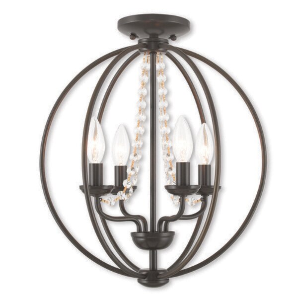 Arabella 4 Light English Bronze Convertible