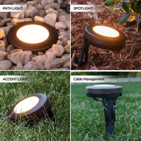 Seasons Landscape Lights, 110 ft., 12 Puck