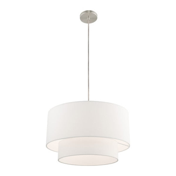 Clark 1 Light Brushed Nickel Pendant Cha