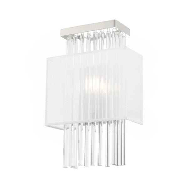 Alexis 1 Light Brushed Nickel ADA Wall Sconce