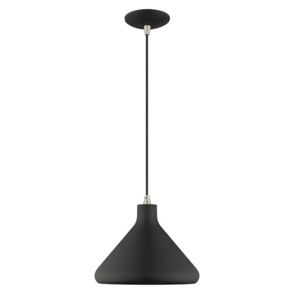 Metal Shade Mini Pendants 1 Light Black