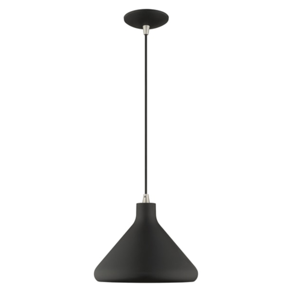 Metal Shade Mini Pendants 1 Light Black