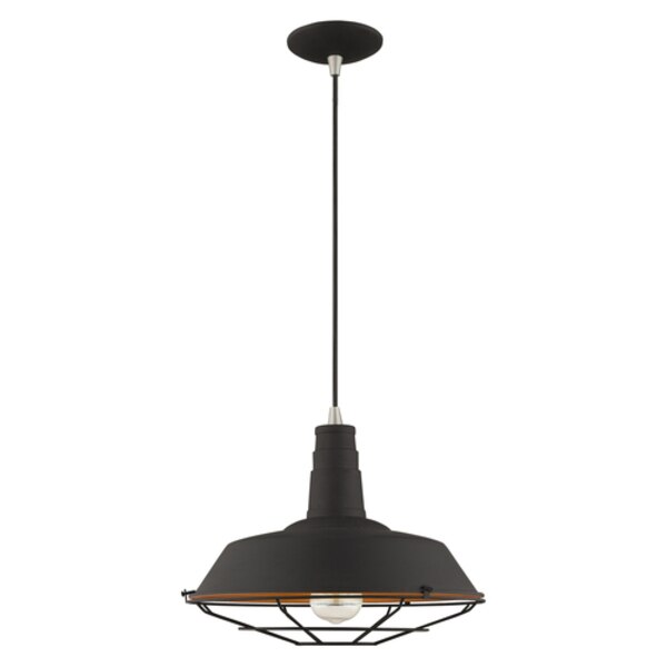 Metal Shade Mini Pendants 1 Light Black