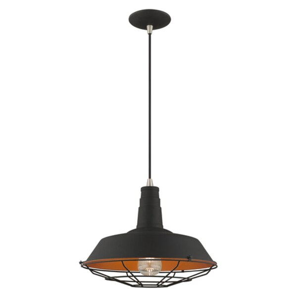 Metal Shade Mini Pendants 1 Light Black