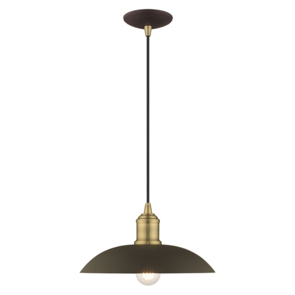 Metal Shade Mini Pendants 1 Light Bronze