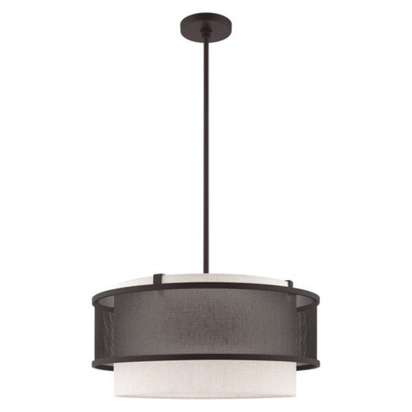 Braddock 4 Light Bronze Pendant Chandeli