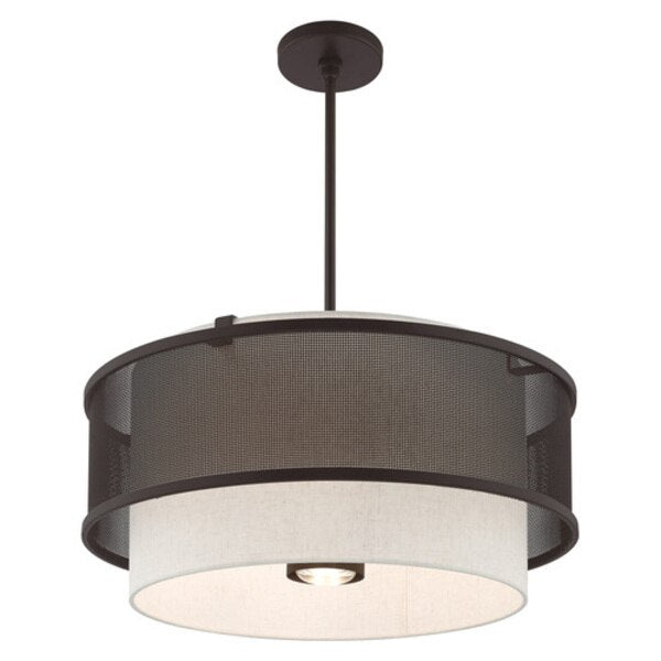 Braddock 4 Light Bronze Pendant Chandeli