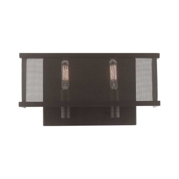 Braddock 2 Light Bronze ADA Wall Sconce