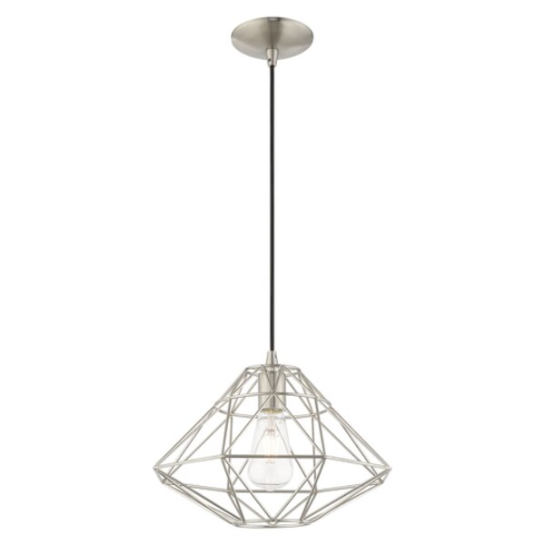 Geometric Shade Mini Pendants 1 Light Br
