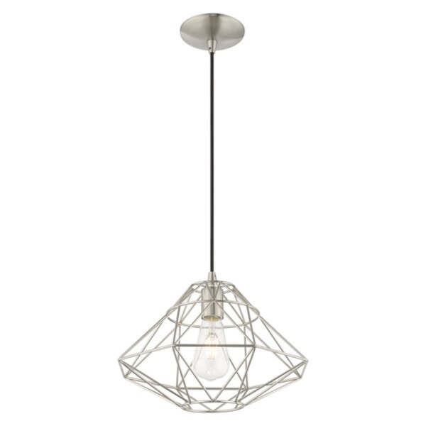 Geometric Shade Mini Pendants 1 Light Br