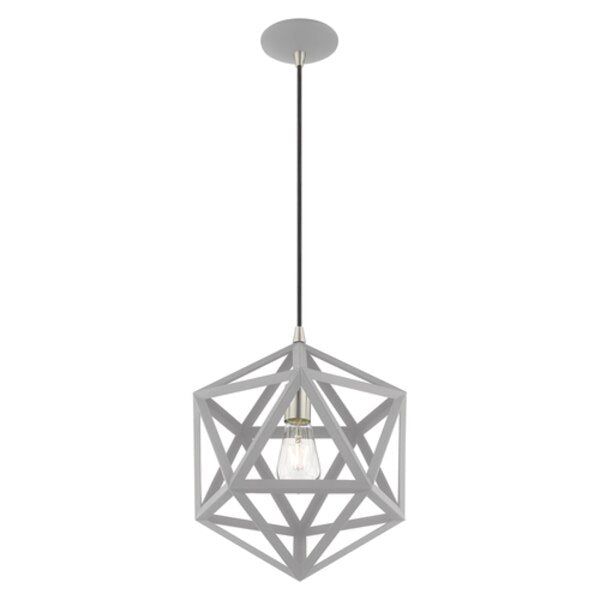 Geometric Shade Mini Pendants 1 Light Nordic Gray Mini Pendant
