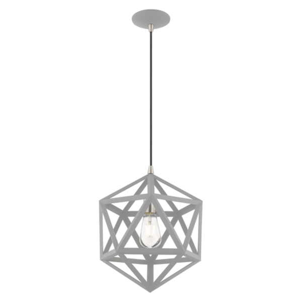 Geometric Shade Mini Pendants 1 Light Nordic Gray Mini Pendant
