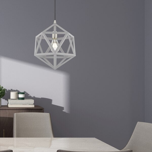 Geometric Shade Mini Pendants 1 Light Nordic Gray Mini Pendant