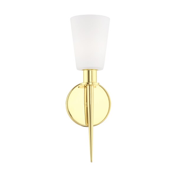 Witten 1 Light Polished Brass ADA Wall S