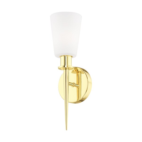Witten 1 Light Polished Brass ADA Wall S