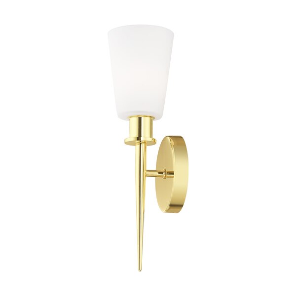 Witten 1 Light Polished Brass ADA Wall S