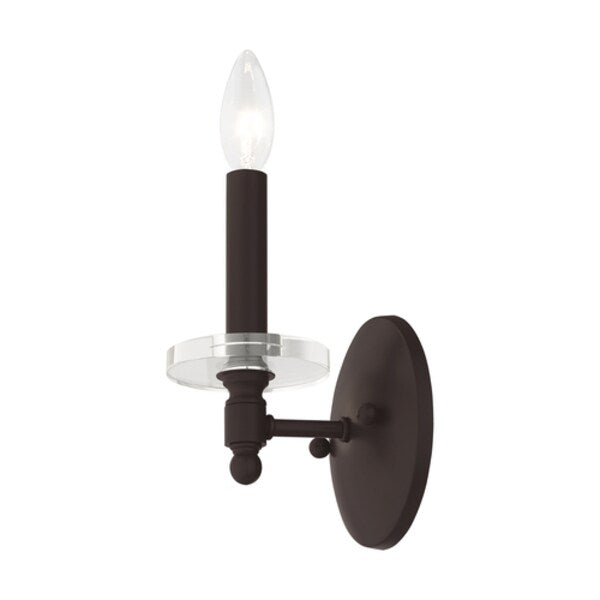 Bancroft 1 Light Bronze Wall Sconce