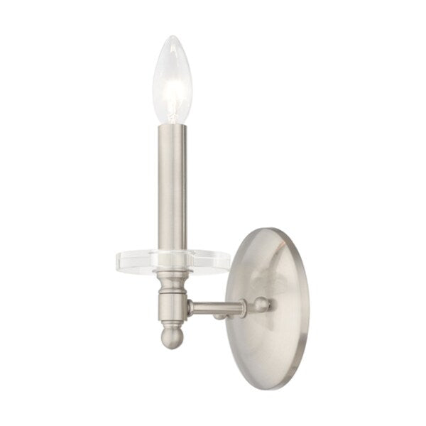 Bancroft 1 Light Brushed Nickel Wall Sconce