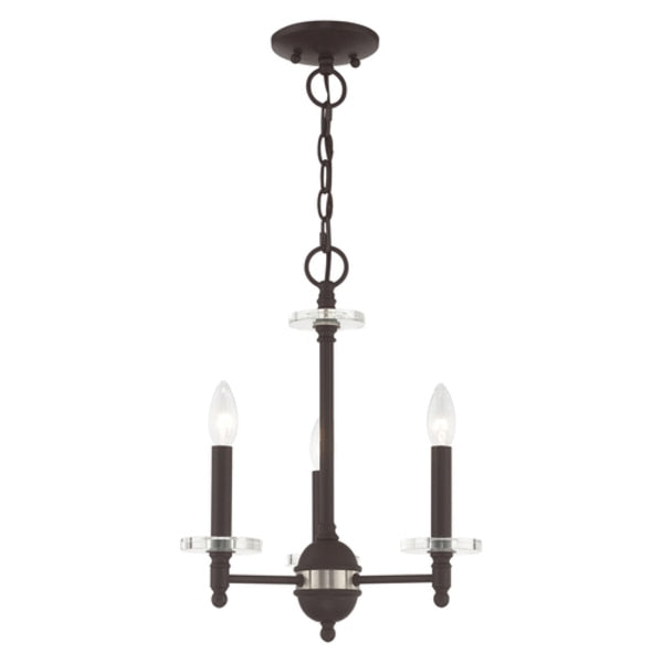 Bancroft 3 Light Bronze Mini Chandelier