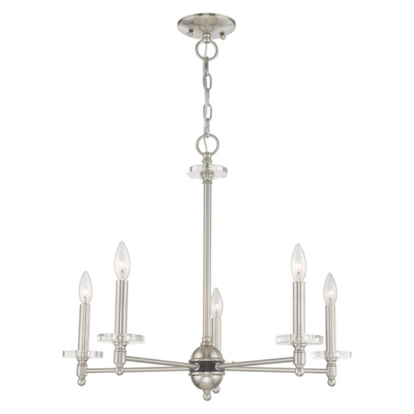 Bancroft 5 Light Brushed Nickel Chandelier