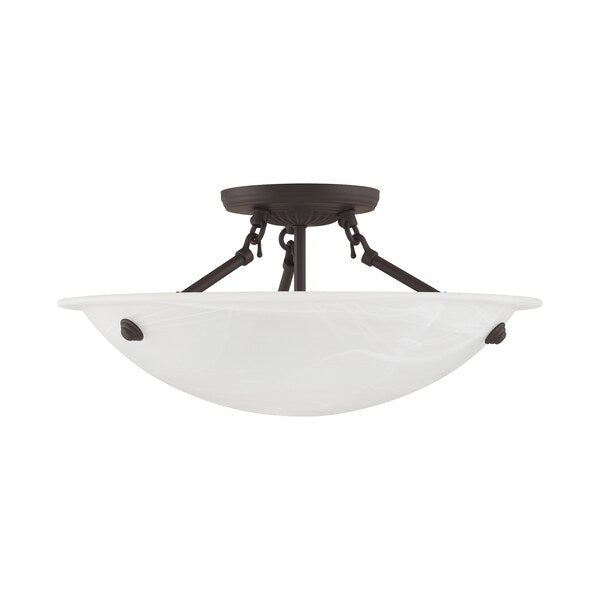Oasis 3 Light Bronze Ceiling Mount
