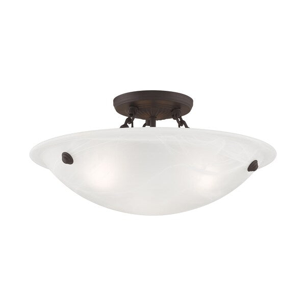 Oasis 3 Light Bronze Ceiling Mount
