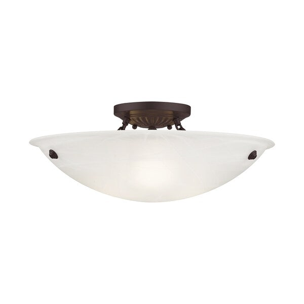 Oasis 3 Light Bronze Ceiling Mount