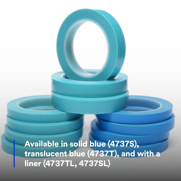 Fine Line Tape, Blue, 1/2 In. x 36 Yd, PK72