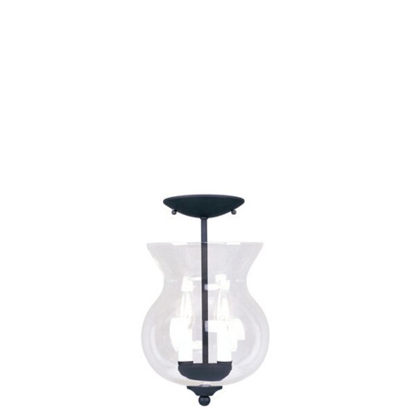 Heritage 2 Light Black Convertible Mini Pendant/Ceiling Mount