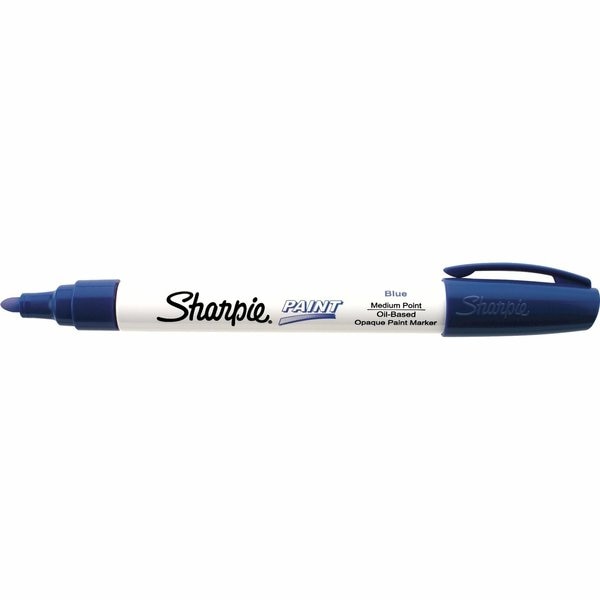 Paint Marker, Medium Point, Blue, PK12