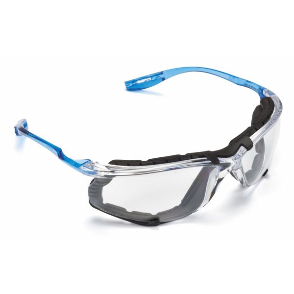 Virtua CCS Safety Glasses, Anti-Fog, Anti-Scratch, Foam Gasket, Wraparound, Frameless, Clear Lens